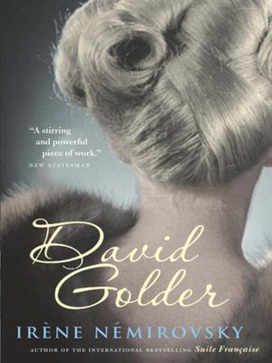 cover image of David Golder